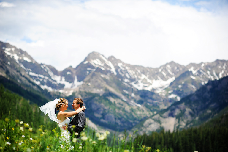 Vail Mountain wedding from the Piney River Ranch. - Kira Horvath Photography
