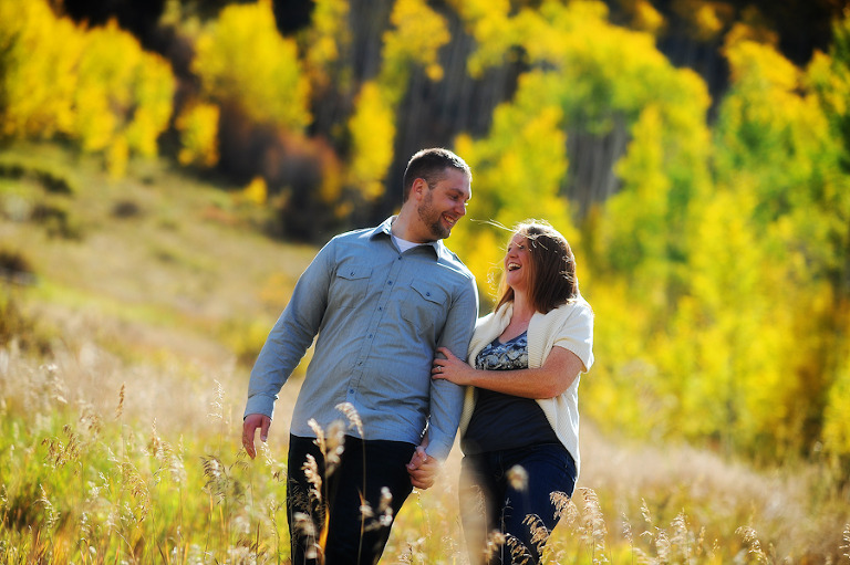 Vail engagement photography by Kira Horvath.