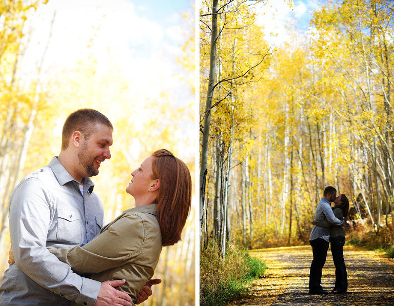 Vail Colorado engagement photos by Kira Horvath Photography.