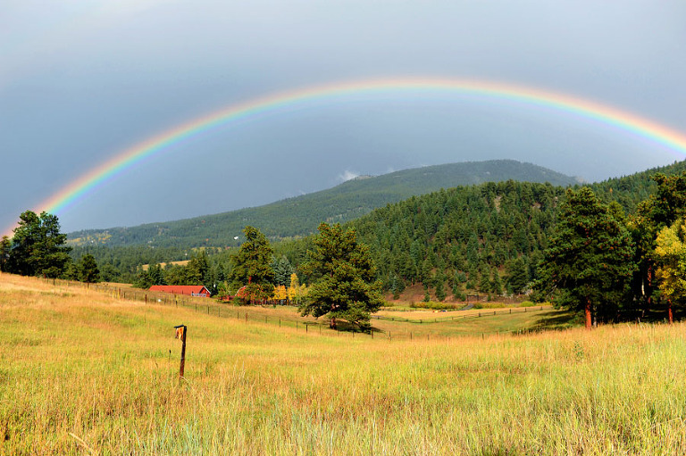 Fall mountain engagement photos in Colorado- Kira Horvath Photography