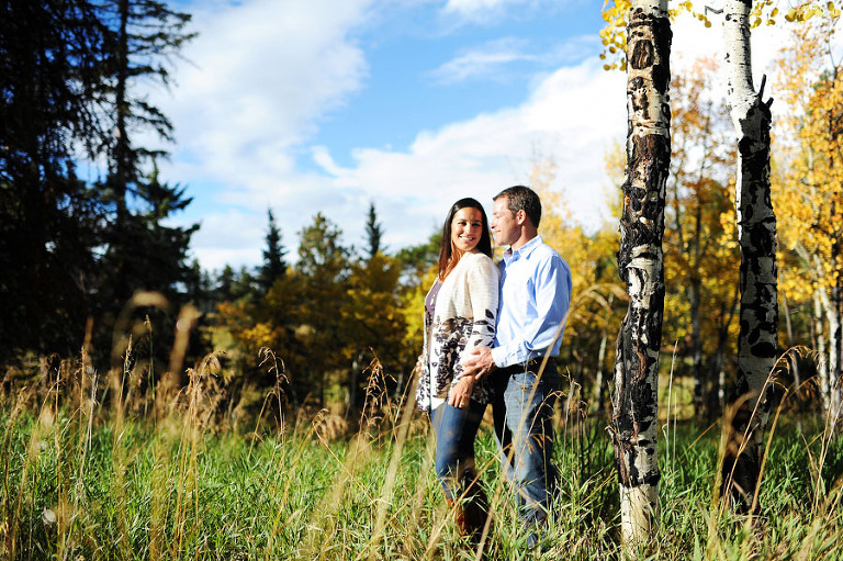 Engagement photos from Conifer, Colorado near Flying J Ranch. - Kira Horvath Photography