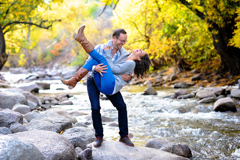 Engagement photographers from Vail, Colorado by destination wedding photographer Kira Vos (Horvath) with TrueNorthPhotography.org