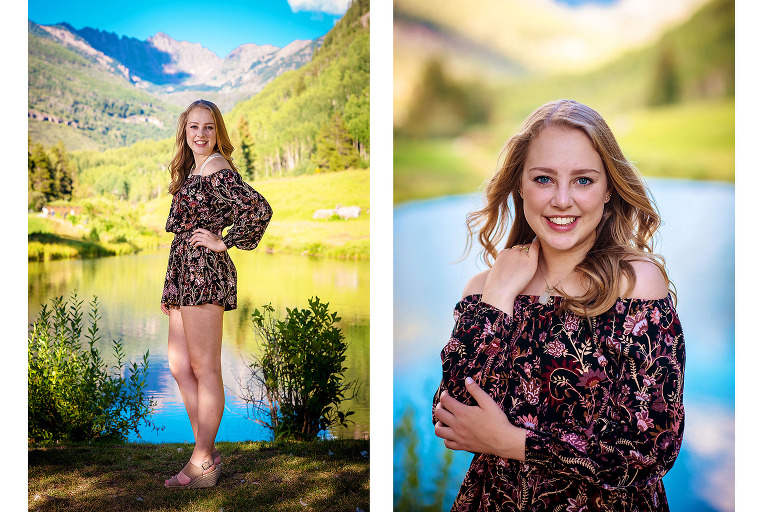 Senior portrait photography in Vail Colorado. - True North Photography Kira Vos (Horvath)
