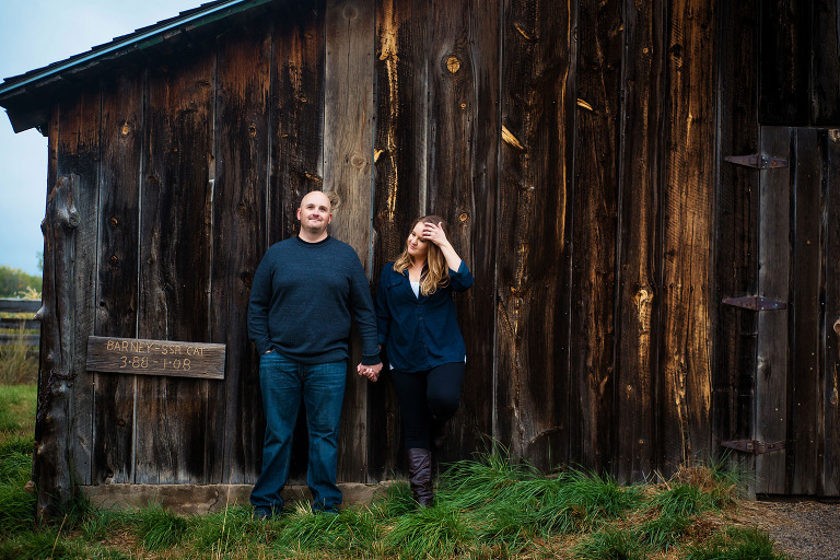 Sandstone Ranch engagement photos in the fall. - True North Photography Kira Vos (Horvath)